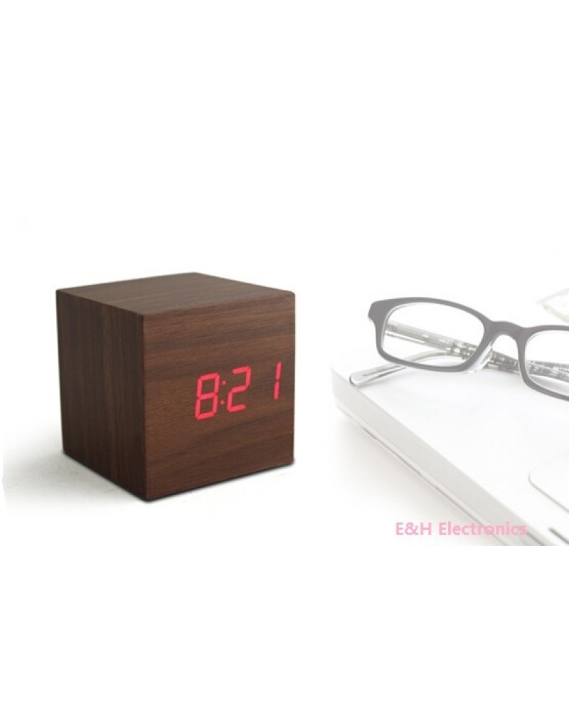 Wooden LED Clock