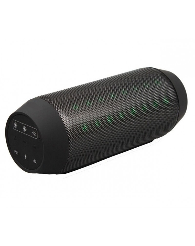 Portable Wireless Bluetooth Speaker  Colorful 360 LED lights FM Radio TF card USB Rechargeable Outdoor Speaker