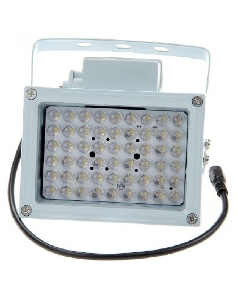 5W 850nm 54-LED IR White Light Monitor Camera Lamp (White)