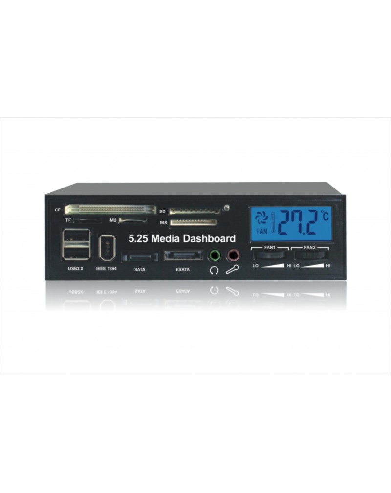 5.25 inch CD-ROM multi-function front panel