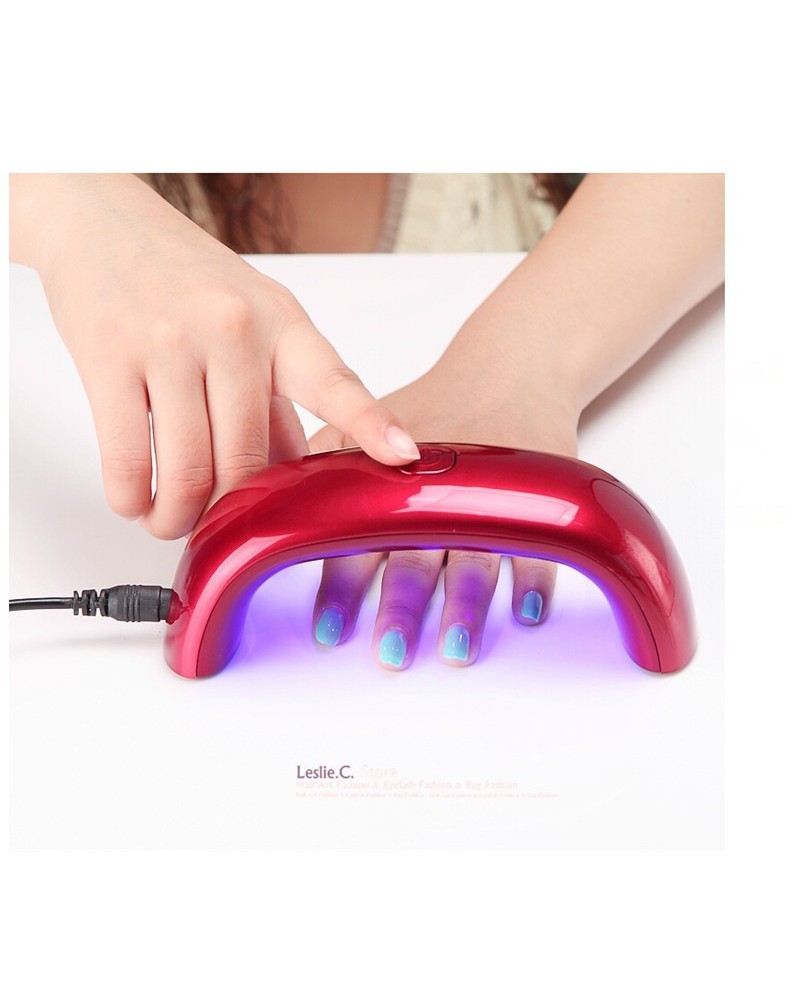 New 9W Mini LED UV Lamp Nail Dryer for UV Gel Nail Polish Curing Nails Care Machine Tool Salon Care Tools