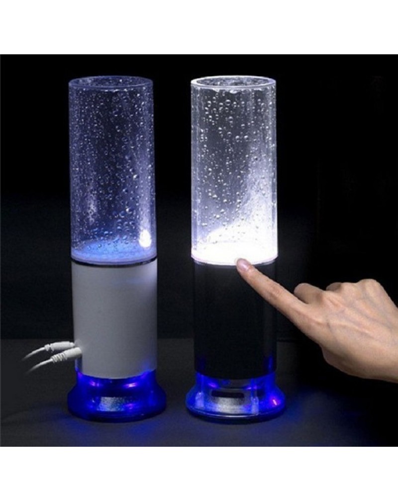 sets whole-sale price led light lamp water dancing music speakers for computer mobile phone MP3 PC and CD player