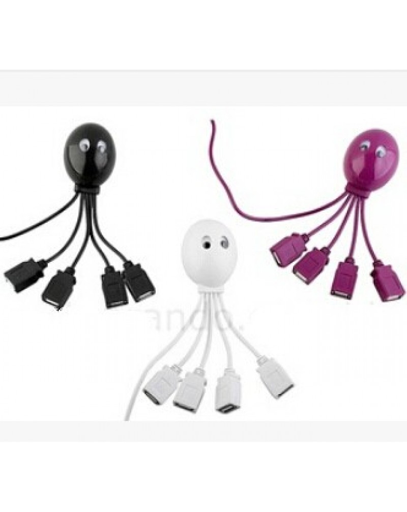 Computer accessories creative cute octopus legs dragged four USB HUB hub splitter multifunction Extender