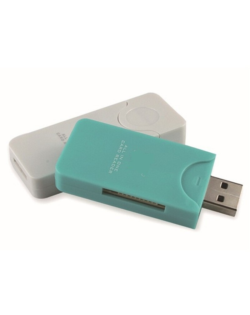 All in one SD microSD MMC MS USB2.0 Card reader SCRM053