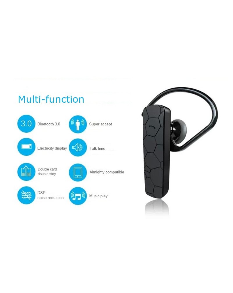 Mini Wireless Bluetooth Headsets Multi Purpose Handfrees Earphone HD Stereo Universal Headphones Cell Phones Accessories ES402