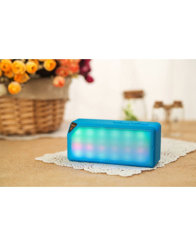 Portable wireless Colorful bluetooth 2.1 TF card reader FM AUX Mic Music speaker