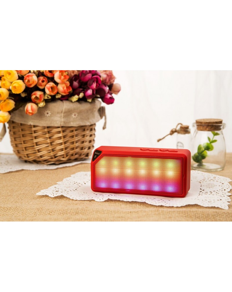 Portable wireless Colorful bluetooth 2.1 TF card reader FM AUX Mic Music speaker