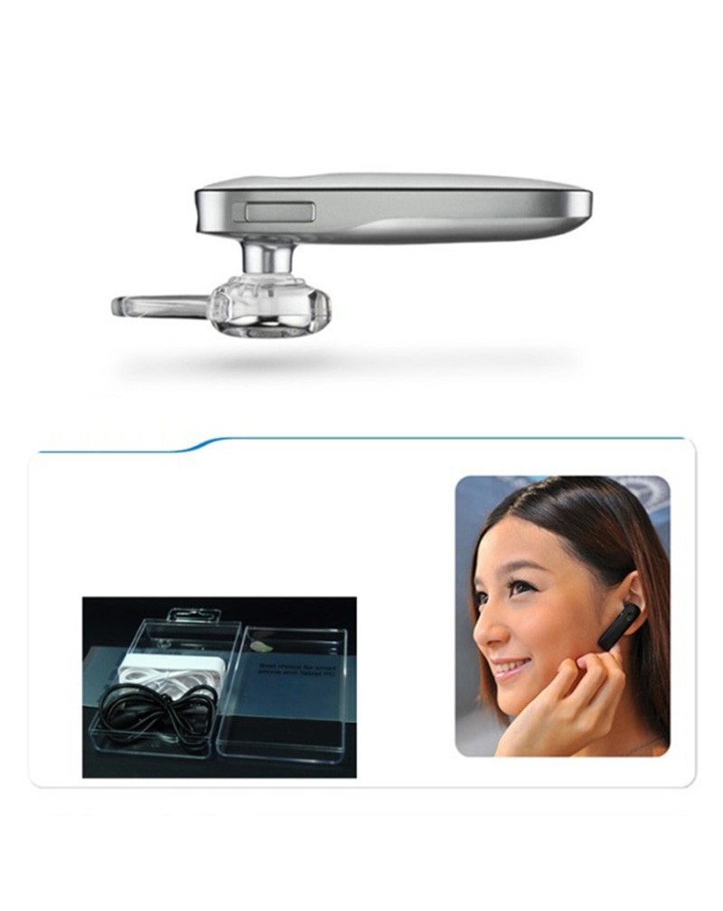 Wireless Bluetooth In-ear Headset Universal Stereo Earphone Rechargeable Music Headphone Cell Phones Accessories ES404