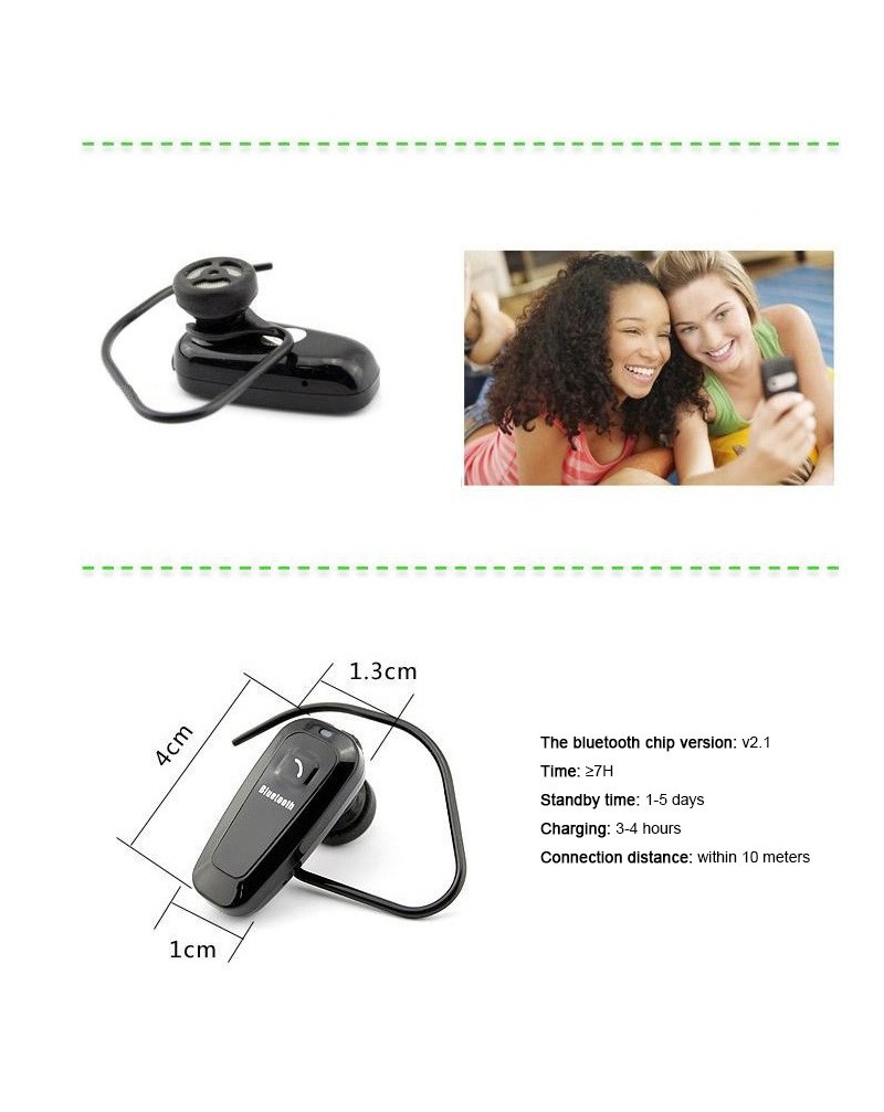 Mini Monophonic Headset Wireless Bluetooth Earphone Handfree Universal Headphone ES414