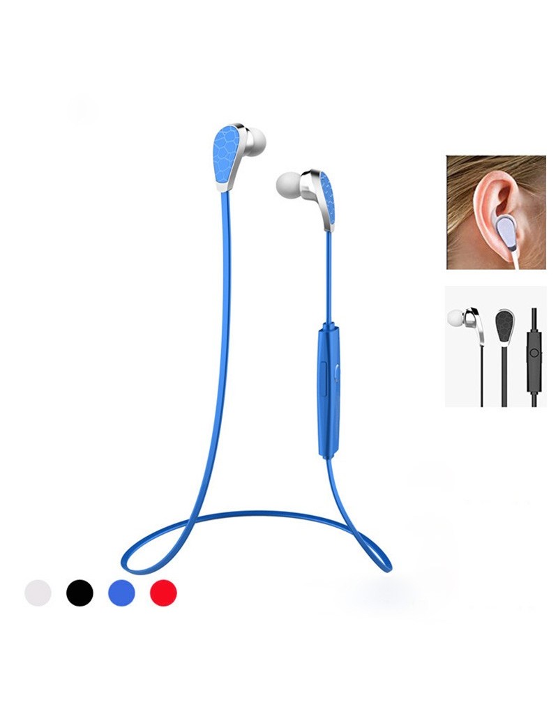 In-ear Bluetooth Binaural Music Earphone Wire Headphone Universal Stereo Headset ES417