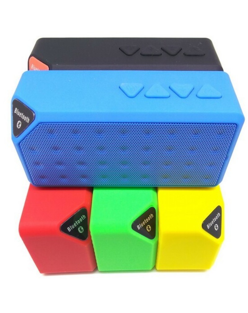 Mini X3 Bluetooth Speaker Portable Wireless Handsfree TF FM Radio Built in Mic MP3 Subwoofer with Detachable Battery