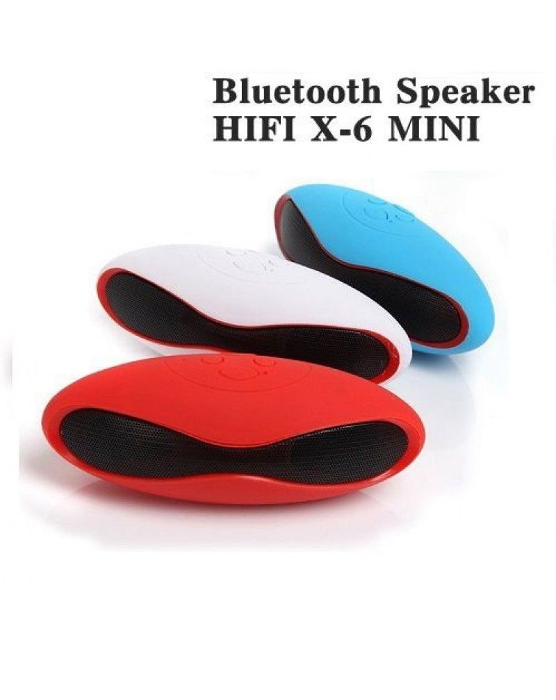 Bluetooth Speaker HI FI X-6 MINI Football Wireless TF AUX USB Portable Audio Player Music Speaker for phone Computer Subwoofer