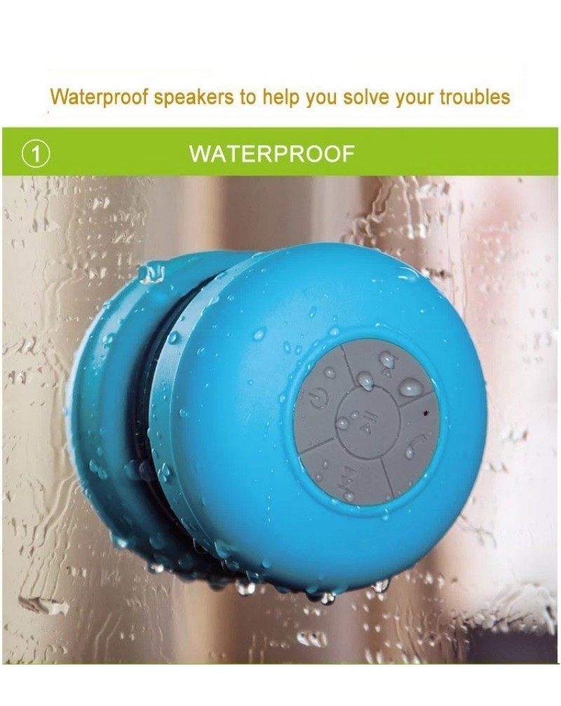 Wireless Mini Portable Bluetooth Speaker water proof Shower Boombox Suction For Sony Sound Box Computer Speaker Home