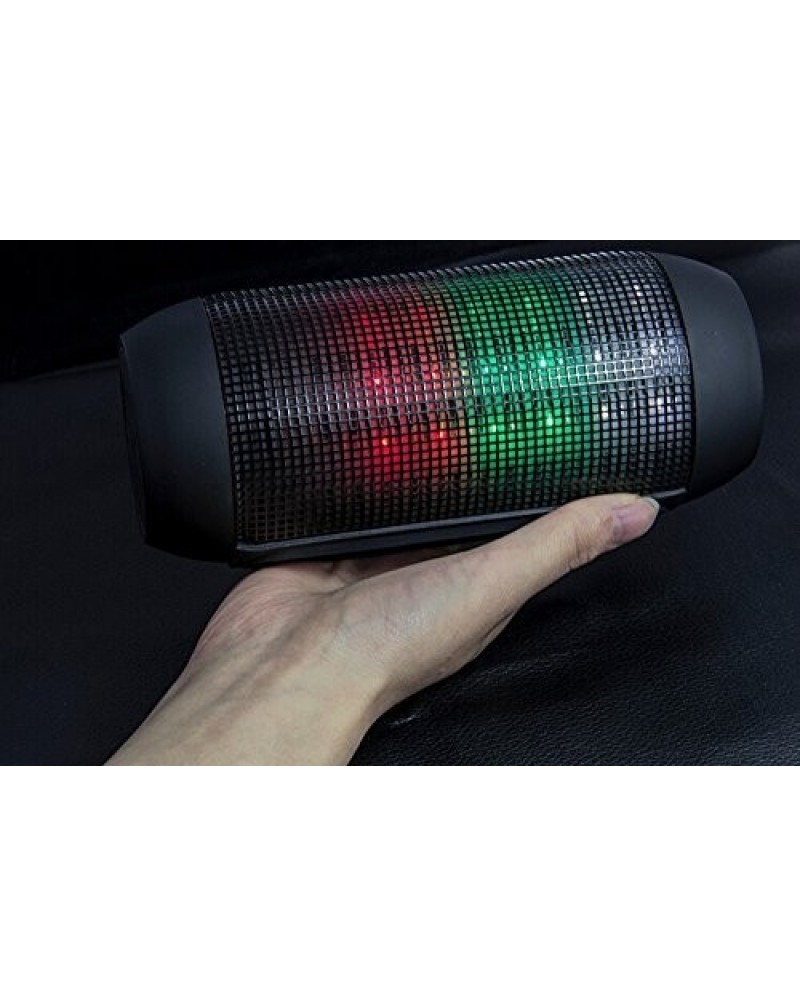 Electronic Audio Bluetooth Speaker LED lights Pulse Portable Wireless LED  Colorful support U-disck 360 TF Card Outdoor