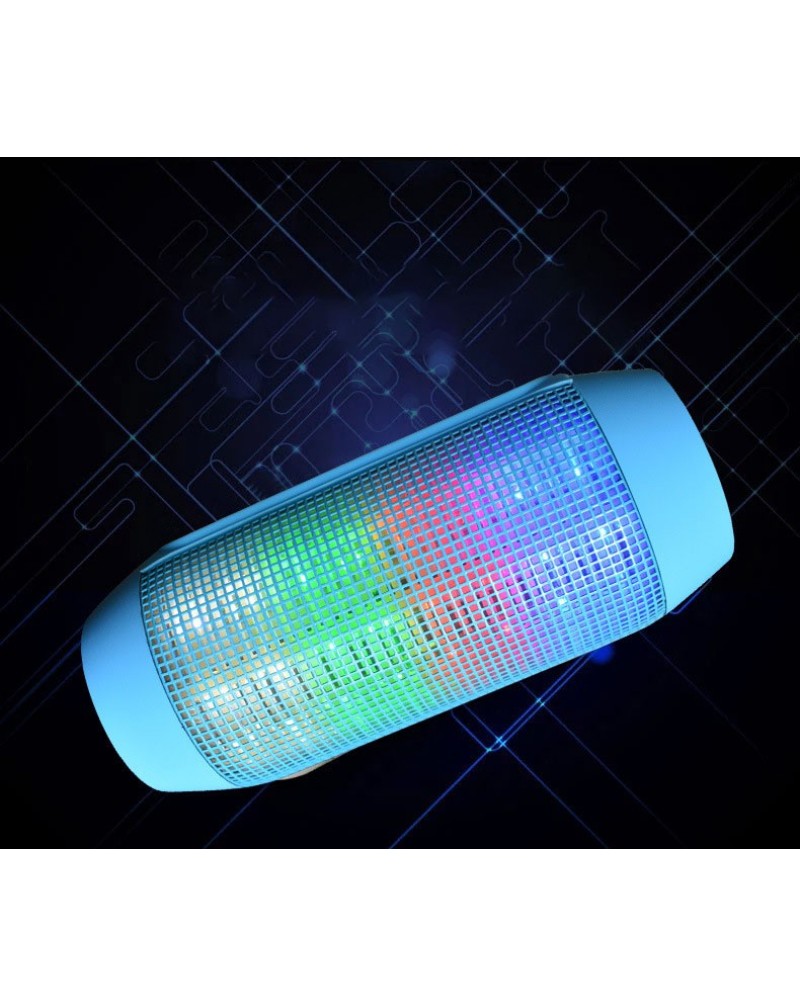 Electronic Audio Bluetooth Speaker LED lights Pulse Portable Wireless LED  Colorful support U-disck 360 TF Card Outdoor