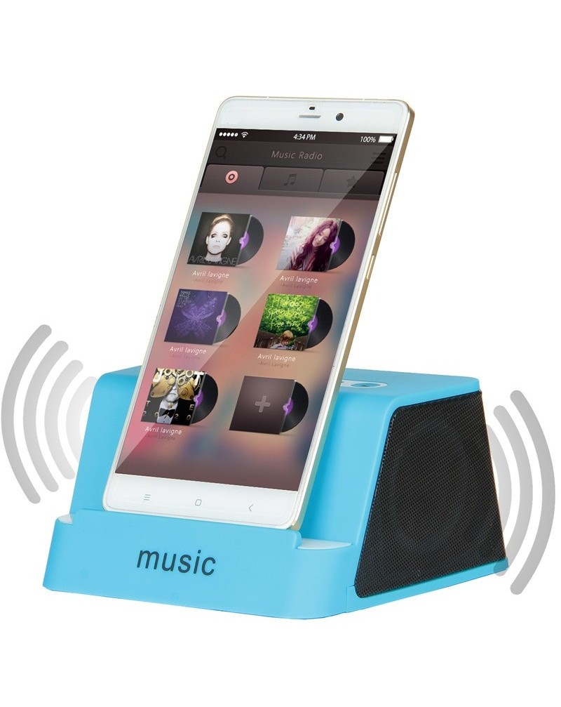 X5 multi-bracket / NFC / TF / Wireless Bluetooth Speaker - Blue