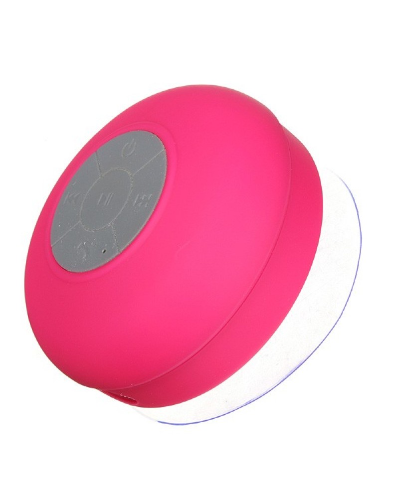 Universal Bluetooth Waterproof Wireless Shower Car Handsfree Mic Suction Speaker random color